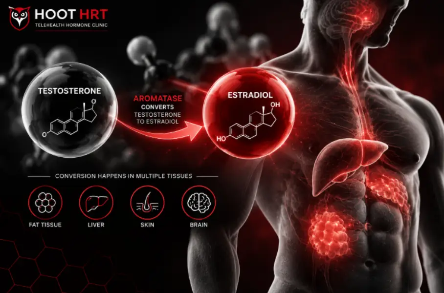 Causes Estradiol to Rise in Men