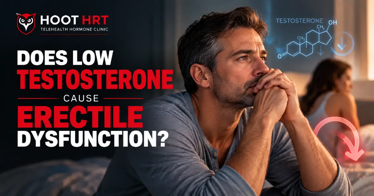 Does Low Testosterone Cause Erectile Dysfunction