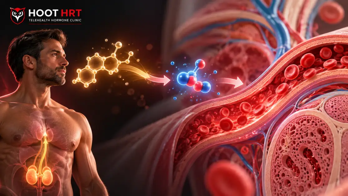 relation between low testosterone and ed